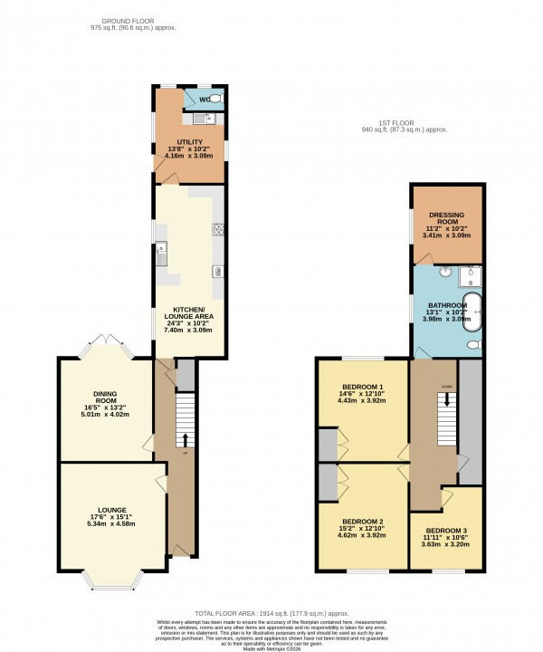 Floorplan for Barton Upon Humber, North Lincolnshire