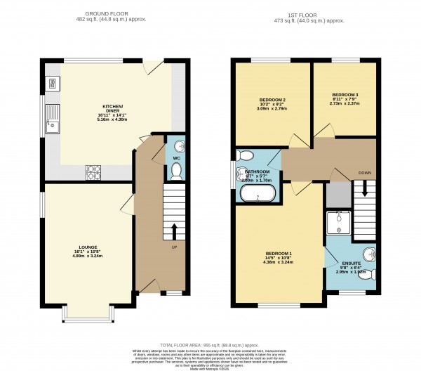 Floorplan for Barton Upon Humber, North Lincolnshire