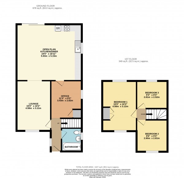 Floorplan for High Street, Wootton, North Lincs
