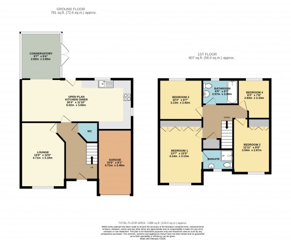 Floorplan for Maltkiln Road, Barton-Upon-Humber, North Lincolnshire