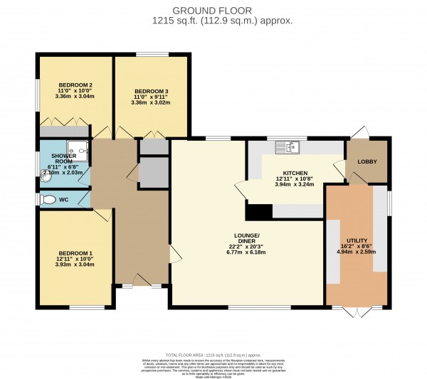 Floorplan for Goxhill, North Lincolnshire
