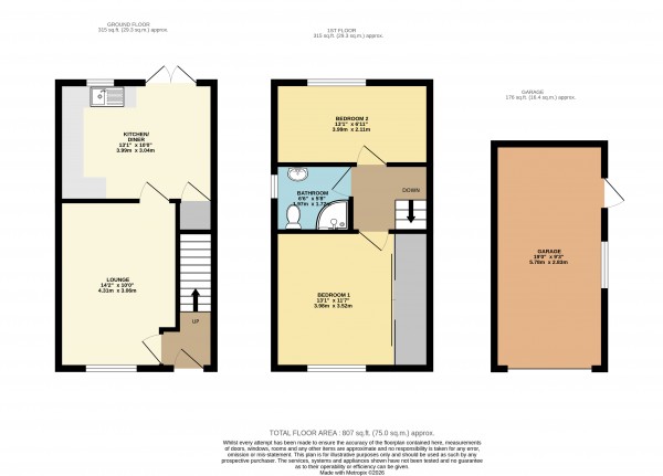 Floorplan for Scawby Brook, Brigg, North Lincs