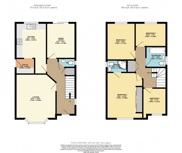 Floorplan for Ropery Lane, Barton Upon Humber, North Lincs
