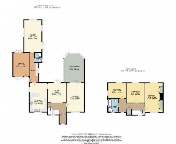 Floorplan for Brigg, Lincolnshire