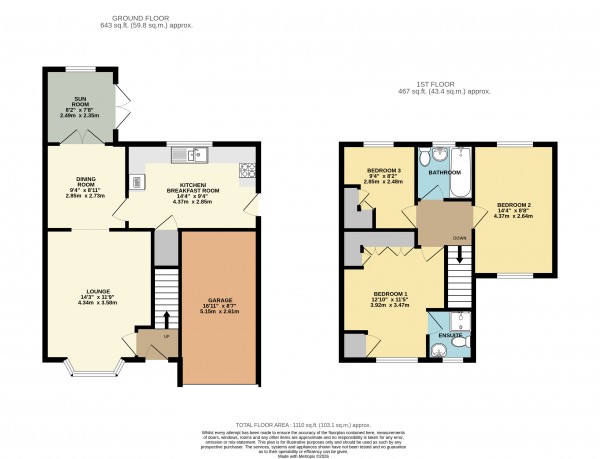 Floorplan for Broughton, Brigg, Lincolnshire