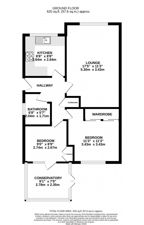 Floorplan for Caistor, Market Rasen, Lincs