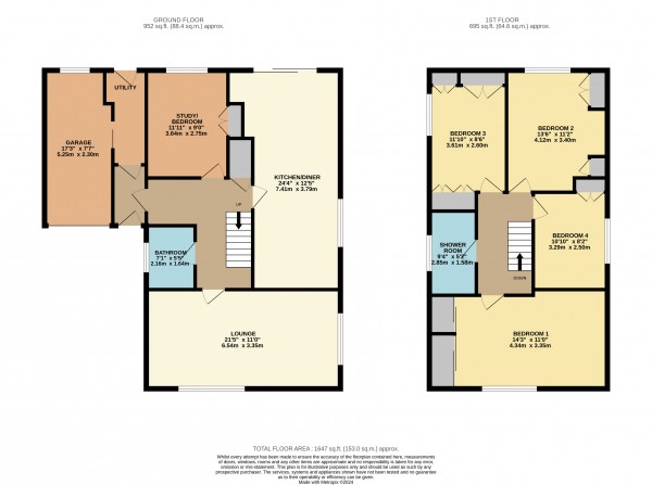 Floorplan for Worlaby, Brigg, North Lincolnshire