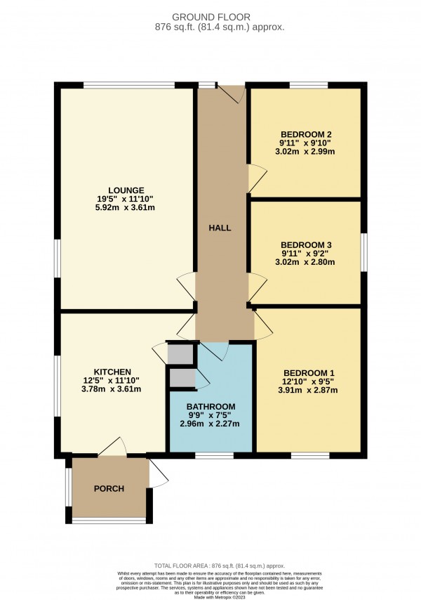 Floorplan for Scawby, Brigg, North Lincolnshire