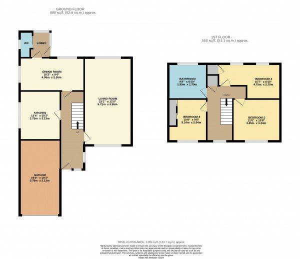 Floorplan for Searby, Barnetby, North Lincolnshire