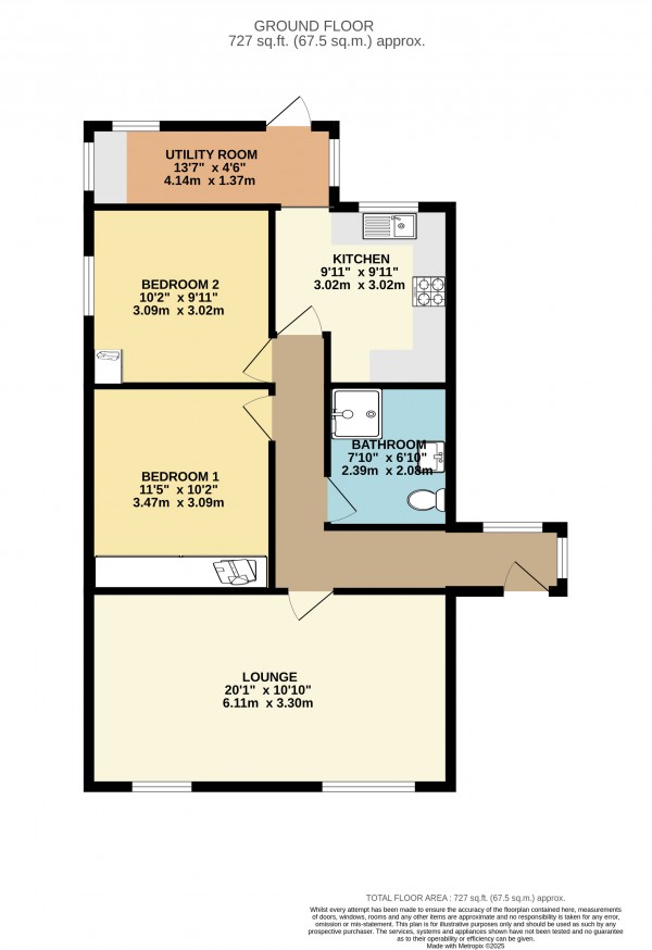 Floorplan for Hibaldstow, North Lincolnshire