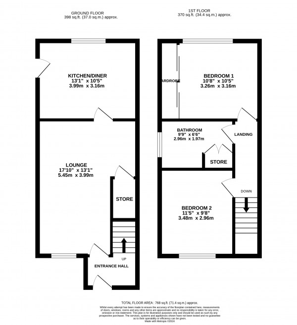 Floorplan for Bonby, North Lincolnshire