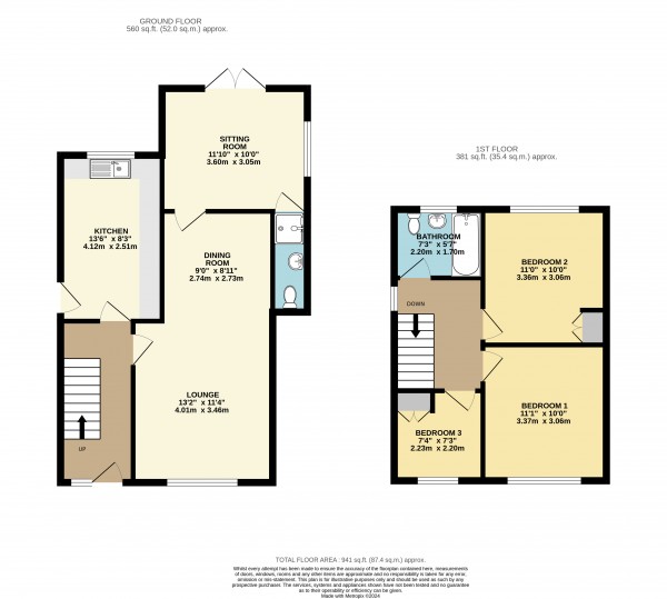 Floorplan for Broughton, North Lincolnshire