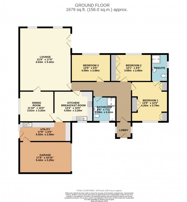Floorplan for West Street, Hibaldstow