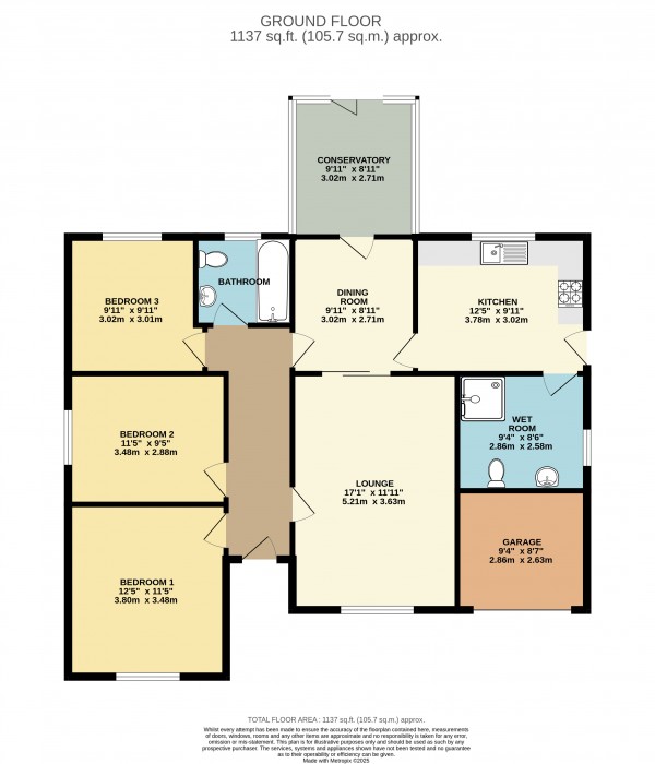 Floorplan for Brigg, North Lincolnshire