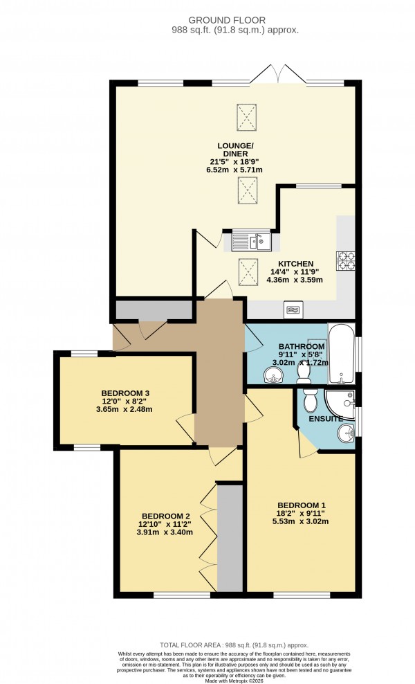 Floorplan for Broughton, North Lincolnshire
