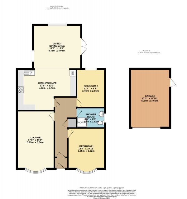 Floorplan for Caistor, Lincolnshire