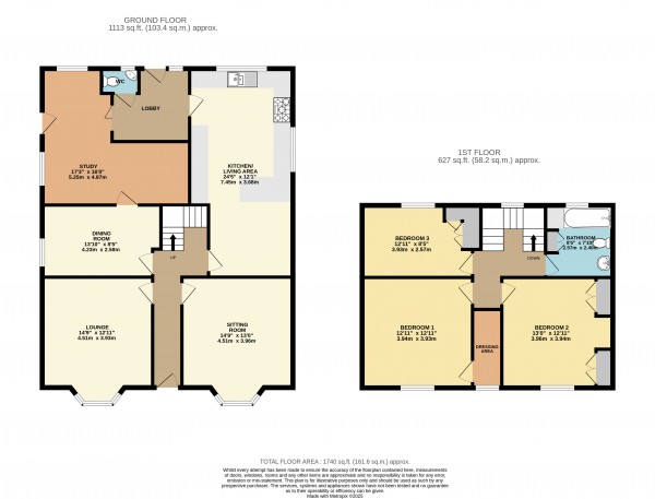 Floorplan for Brigg, North Lincolnshire