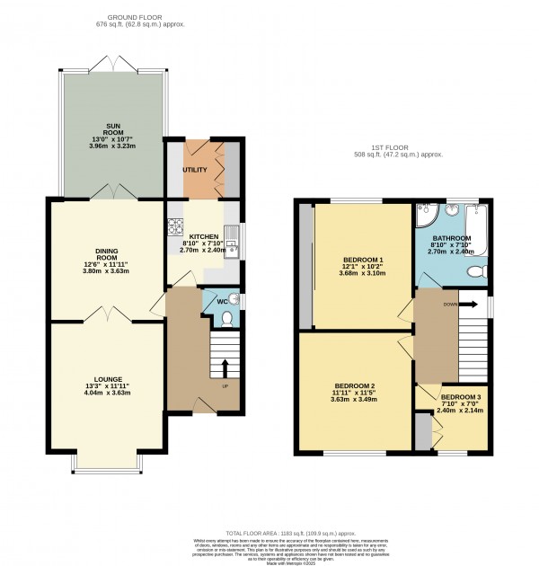 Floorplan for Brigg, North Lincolnshire
