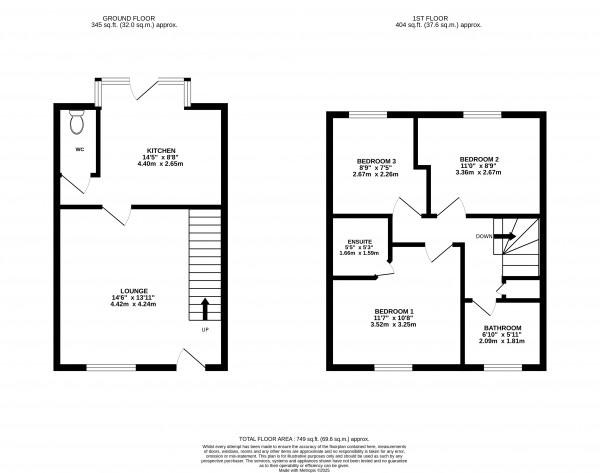 Floorplan for Brigg, North Lincolnshire