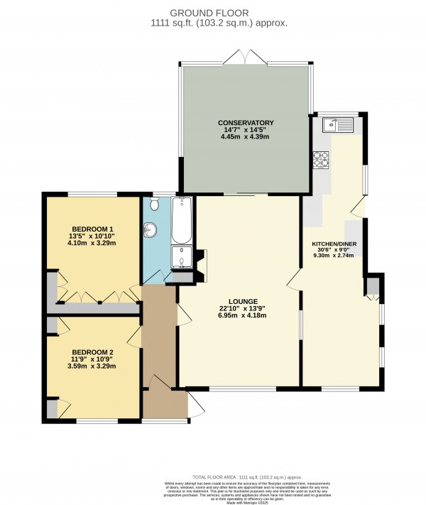 Floorplan for Brigg, North Lincolnshire