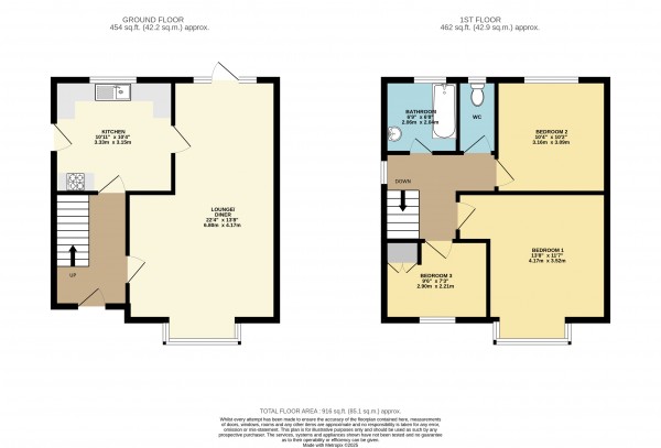 Floorplan for Wrawby, North Lincolnshire