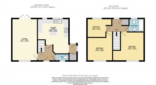 Floorplan for Scawby, North Lincolnshire