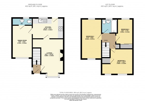 Floorplan for Scawby Brook, Brigg, North Lincolnshire