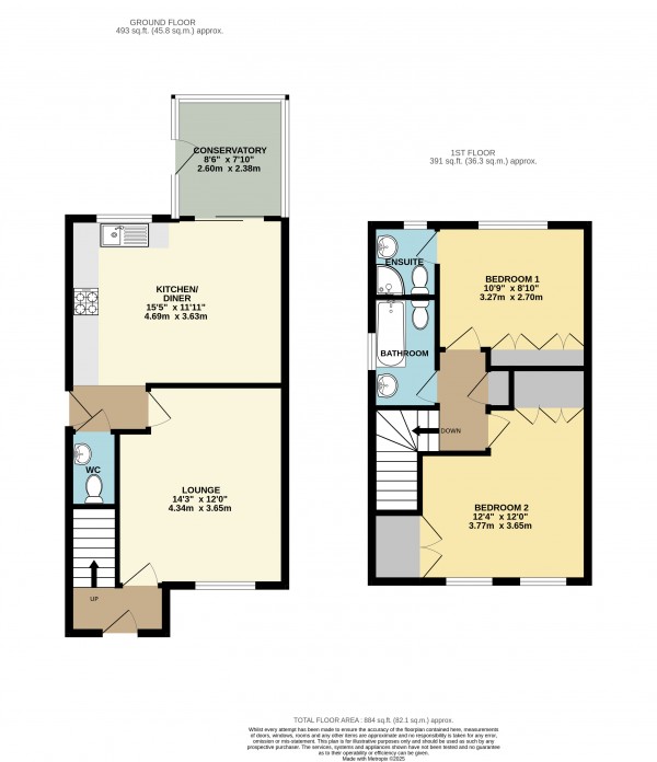 Floorplan for Scawby Brook, North Lincolnshire