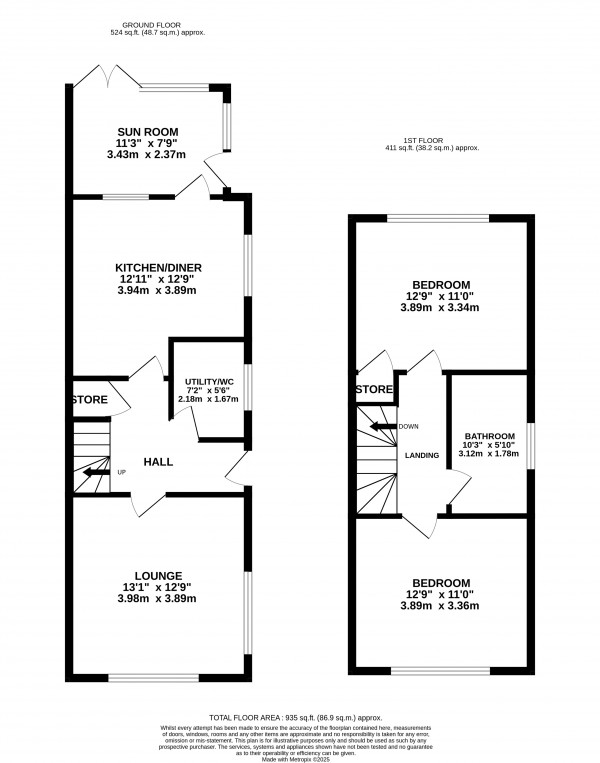 Floorplan for Broughton, Brigg, North Lincolnshire
