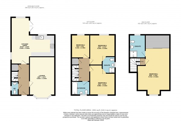Floorplan for Caistor, Market Rasen, Lincolnshire