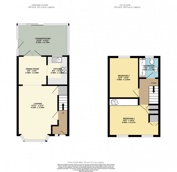 Floorplan for Broughton, North Lincolnshire