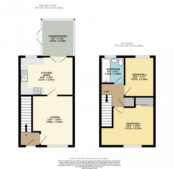 Floorplan for North Kelsey