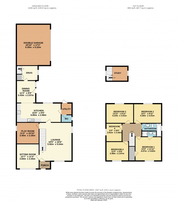Floorplan for Worlaby