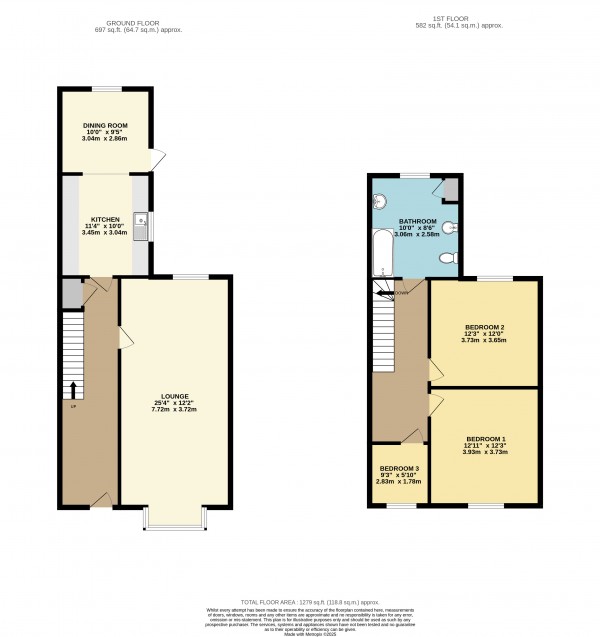 Floorplan for Brigg, North Lincolnshire