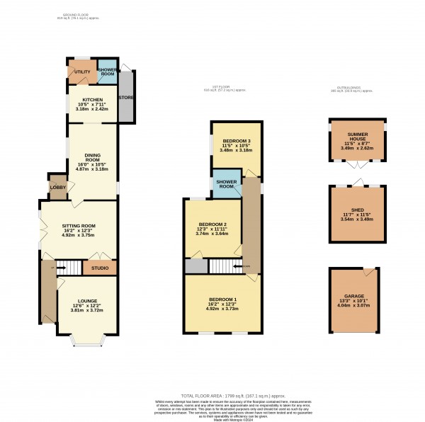Floorplan for Kirton Lindsey, Lincolnshire