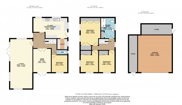 Floorplan for Caistor, Lincolnshire