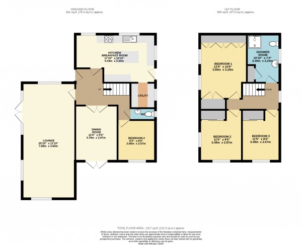 Floorplan for Caistor, Lincolnshire