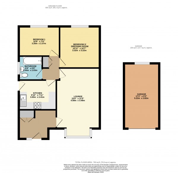 Floorplan for Hibaldstow, North Lincolnshire