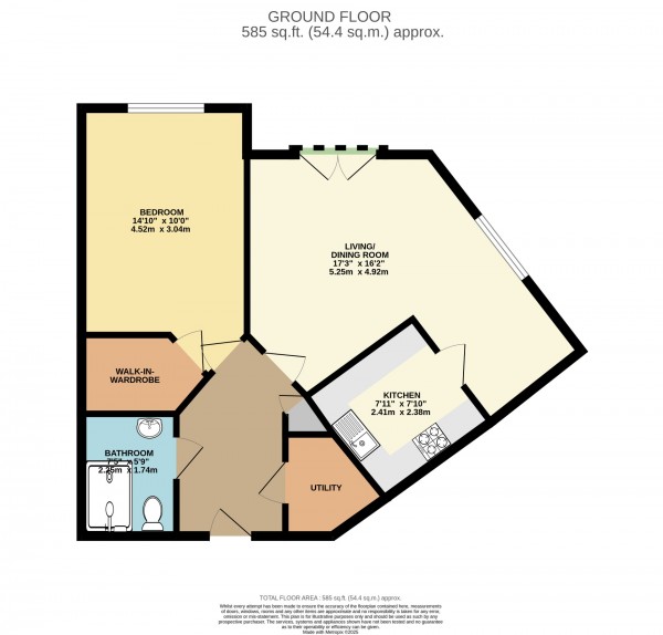 Floorplan for Cleethorpes, N E Lincolnshire