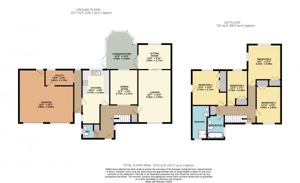 Floorplan for Wrawby, Brigg, North Lincolnshire
