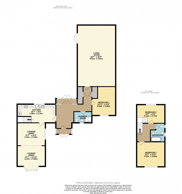 Floorplan for Brandy Wharf, Waddingham