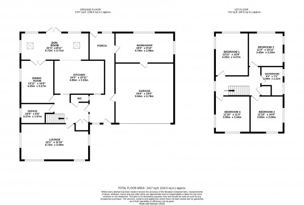 Floorplan for Barnetby Lane, Elsham, Brigg