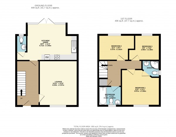Floorplan for Brigg, North Lincolnshire