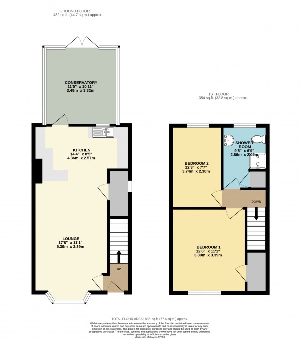 Floorplan for Ulceby, North Lincolnshire
