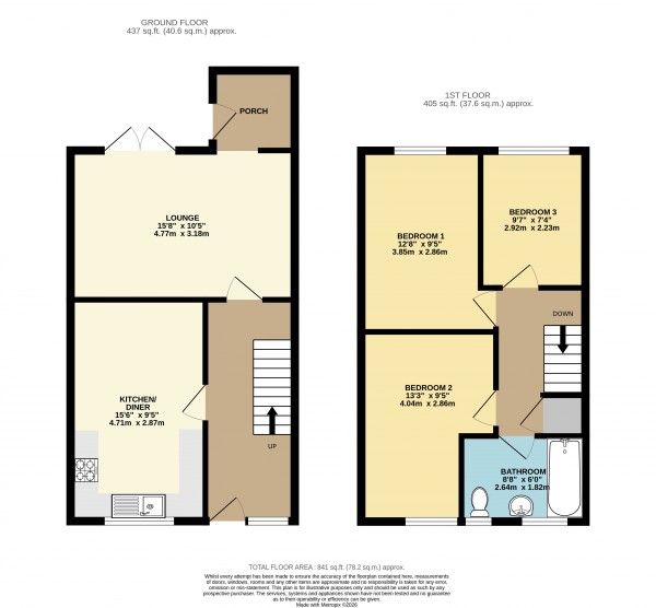 Floorplan for Hibaldstow, Brigg