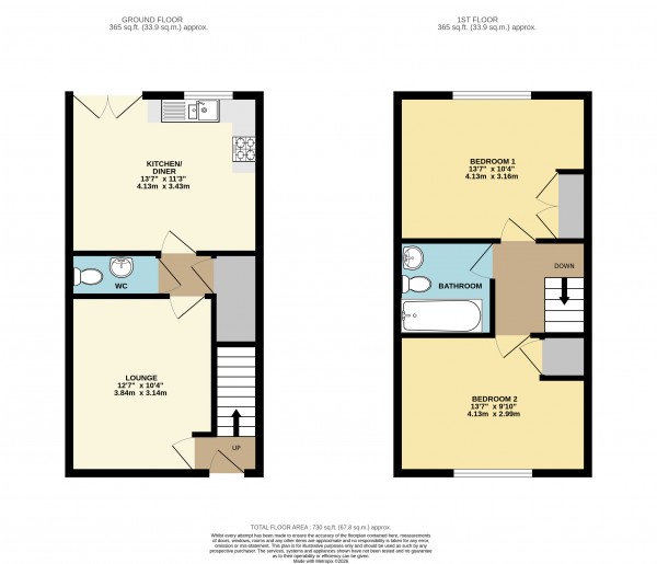 Floorplan for Caistor, Market Rasen