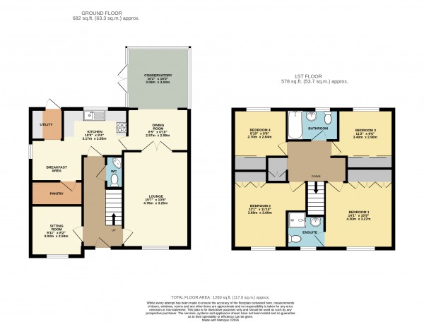 Floorplan for Brigg, North Lincolnshire