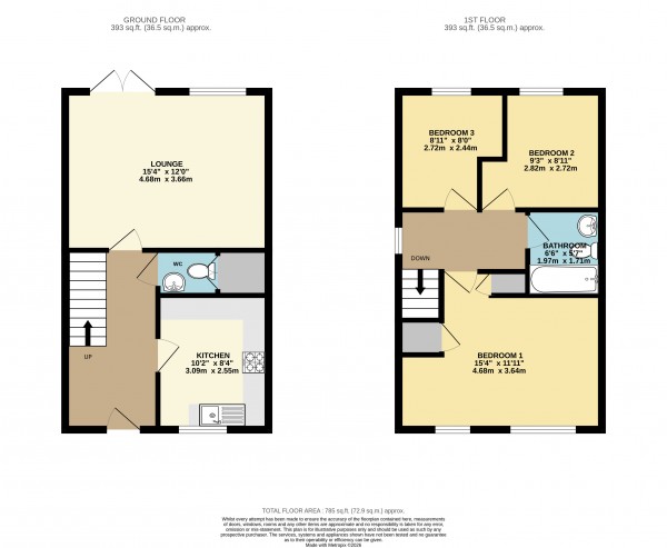Floorplan for Scawby Brook, North Lincolnshire