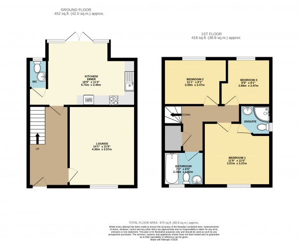 Floorplan for Brigg, North Lincolnshire