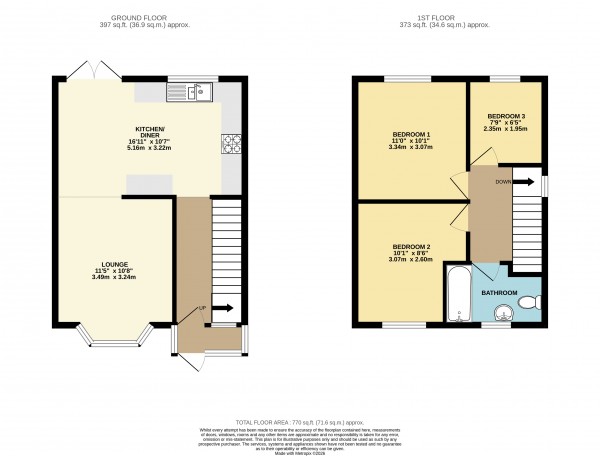 Floorplan for Grimsby, North East Lincolnshir
